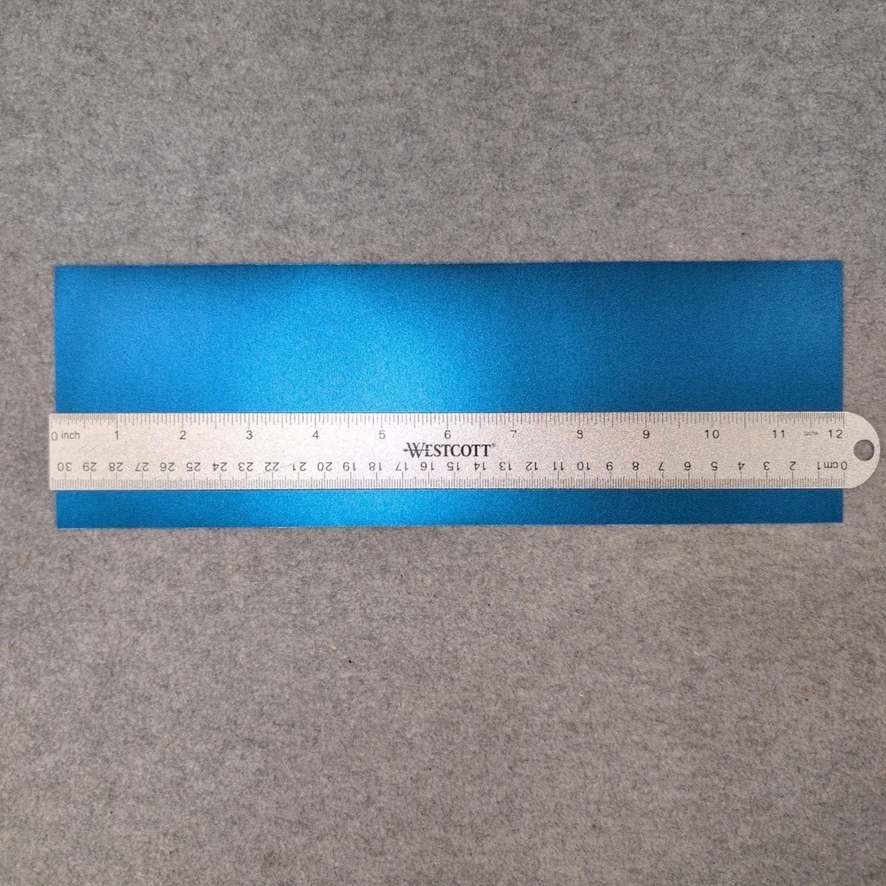 3M 2080 Satin S347 Perfect Blue Metallic Blue Vinyl Wrap 12x4" Strips (4 Pack) - Picture 4 of 5